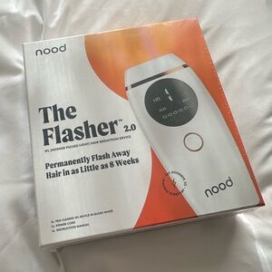 nood The Flasher 2.0 IPL Hair Reduction Device - White - New in Box never opened